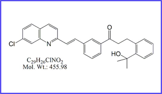 Montelukast Ketone Impurity (USP) |  Montelukast 3-Oxo Propanol Impurity